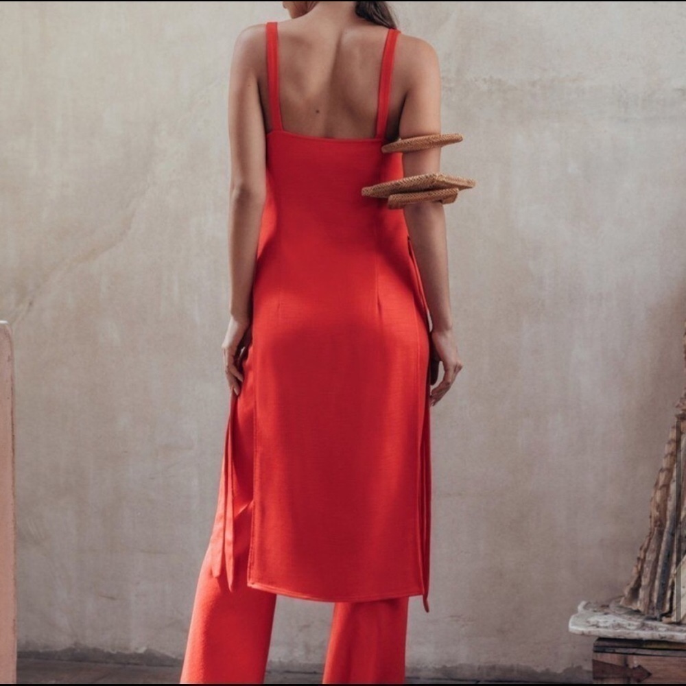 Cult Gaia Este Tunic in red - Picture 5 of 11